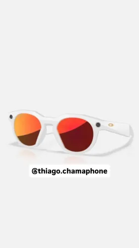 Óculos de Sol Oakley HSTN Meta Laranja | Produto Novo | Loja Física | Nota Fiscal | Pronta