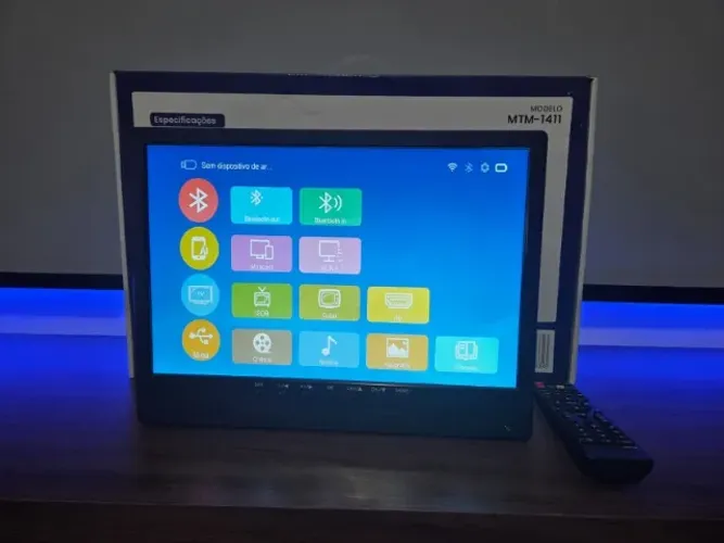 TV Digital e Monitor 14 Polegadas Tomate MTM-1411
