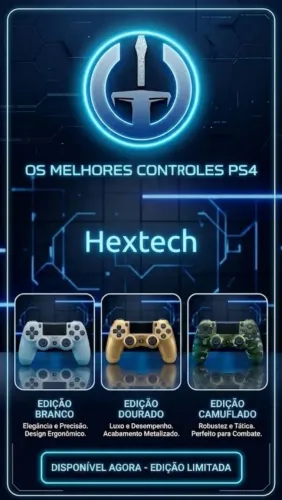Controles PS4 - Edições Limitadas - Originais