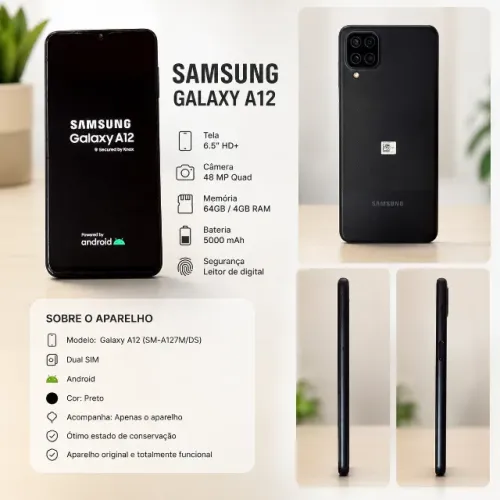 Samsung Galaxy A12 64GB - Excelente Estado