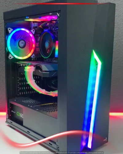 Computador Ryzen 5 5500, 16gb Ram, 512gb Ssd, GTX 1660 Super, AeroCool, 600w