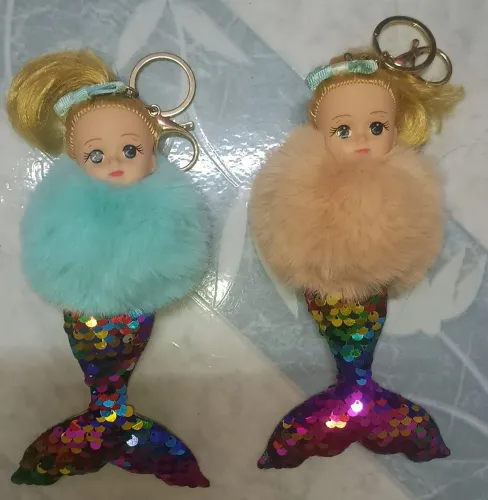 2 Chaveiros Boneca Sereia
