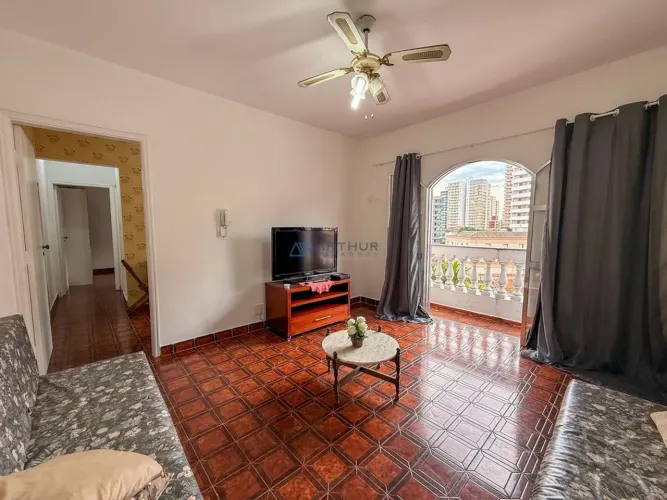 Apartamento à Venda Vila Tupi em Praia Grande com 1 quarto, 1 vaga e 70m²