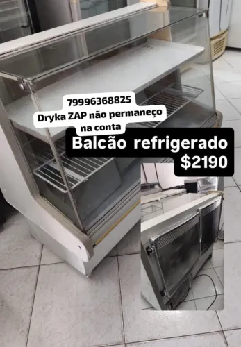 balcão expositor refrigerdo de placa