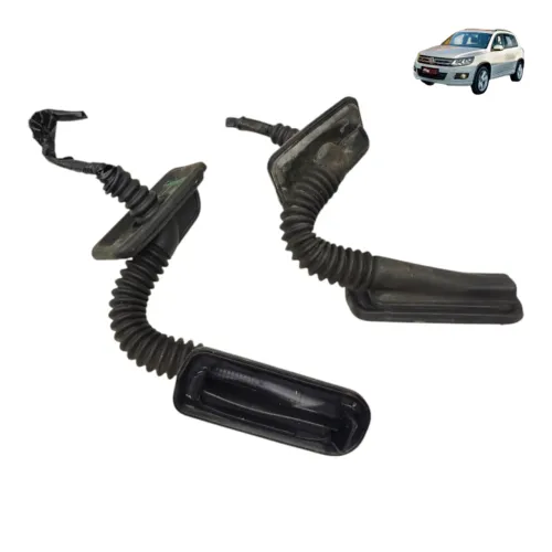 Par Coifa Passa Fio Porta Traseira Vw Tiguan 2011 2012 2013