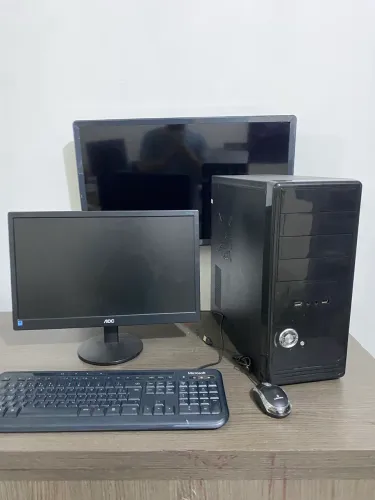 Computador Intel core i5 8gb Ssd 120gb Windows 10 Monitor 18.5 LeD