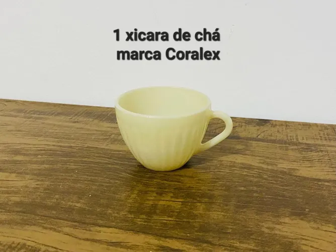 Xícara Vintage Colorex Canelada (Sem Pires) - Anos 60/70