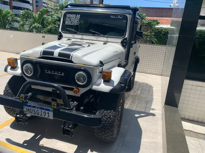 Toyota Band.Jipe Cap.de Aço Chas. Curto Diesel 1995