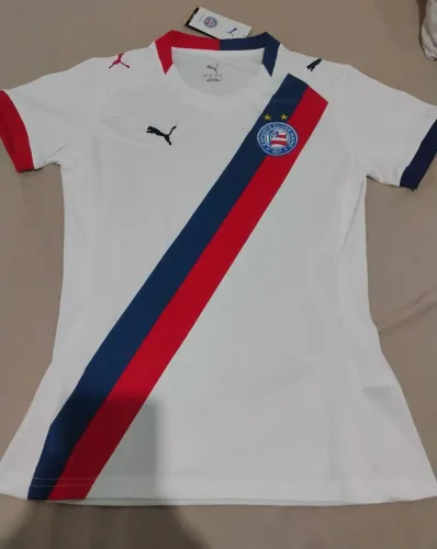 CAMISA BAHIA FEMININA BABYLOOK BRANCA 26/27