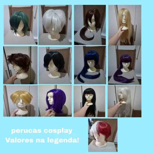 PERUCA COSPLAY - Leia a legenda