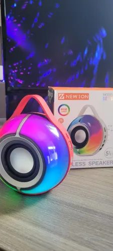 Caixa de som Bluetooth New'ion RGB