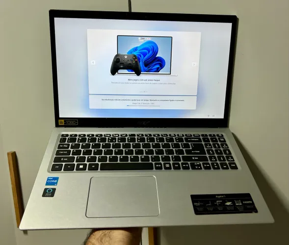 ACER ASPIRE 5 , CORE i3 11ª GERAÇÃO, 12GB DE MEMÓRIA RAM , CARCAÇA EM ALUMÍNIO!!!