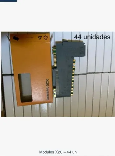 Módulo I/O B&R x20 sisten (caixa laranja) 44 unidades