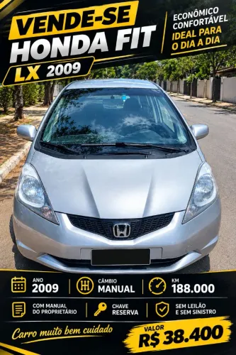Honda Fit LX 1.4/ 1.4 Flex 8v/16v 5P Mec. 2009