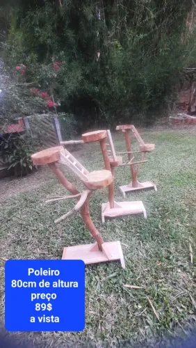 Poleiro Para Aves, Calopsita, Ring neck, Papagaio
