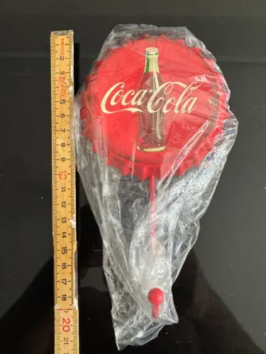 Coca cola enfeite de parede tipo porta toalha 