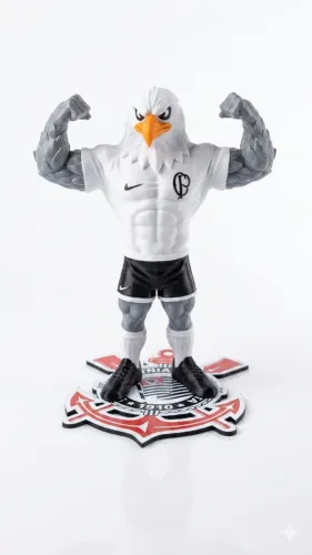 Mascote Corinthians com escudo (25cm)
