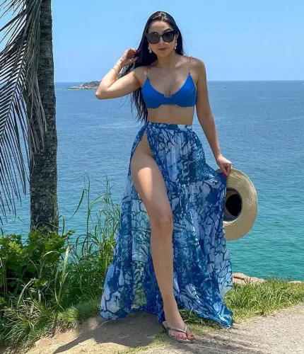 Saída de praia (saia) MENINA DO MAR 