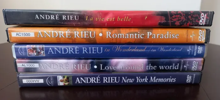 DVDs André Rieu - Originais - 5 DVDs