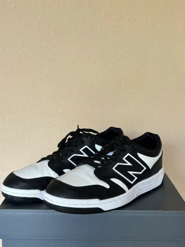 Tênis New Balance Low 480 Preto e Branco