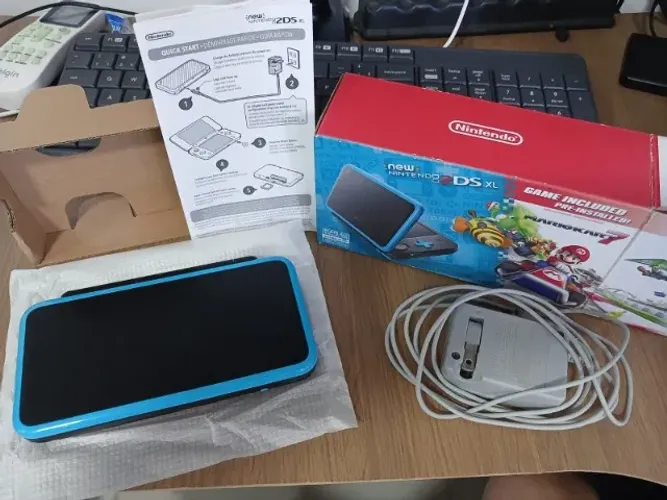 New Nintendo 2ds Xl Completo Na Caixa (Usado)