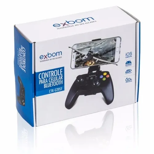 CONTROLE PARA CELULAR BLUETOOTH EXBOM