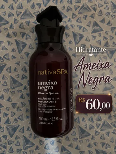 Hidratante ameixa negra Boticário 