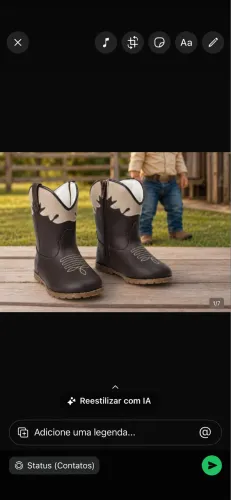 Bota infantil