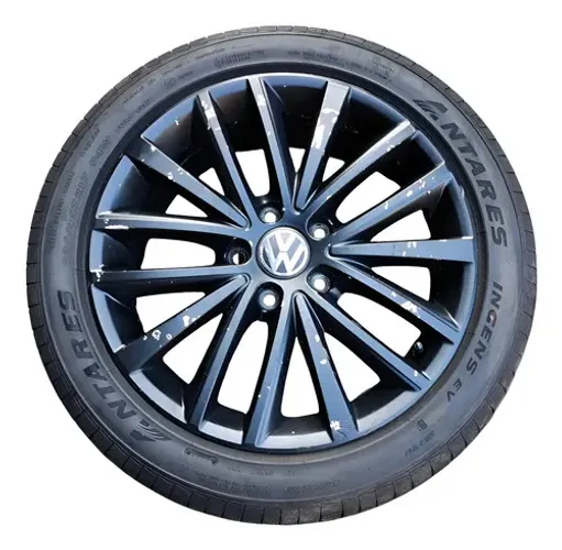 Roda Aro 17 C/pneu Volkswagen Jetta 2011/2017 C/detalhe Preto