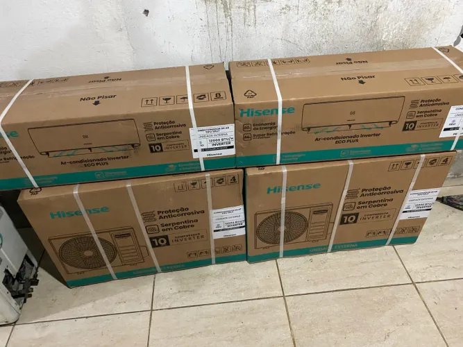 AR-CONDICIONADO HISENSE 12000BTUS INVERTER