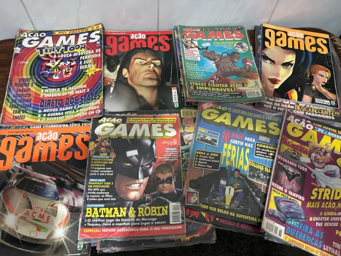 Revistas Ação Games (lote e individuais)