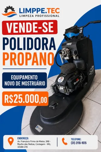 POLIDORA DE PISO PROPANO ESCOBRAS SHINE STAR NOVA