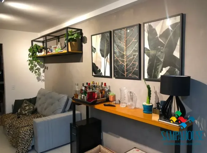 2 dormitórios, 1 suíte, sala varanda gourmet e 2 vagas, 65 área útil pronto para morar!