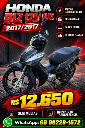 Biz 125 2017 em Sena madureira Acre