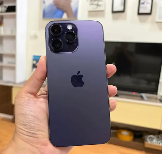 iPhone 14 Pro Max roxo 128 Gb 6 meses garantia