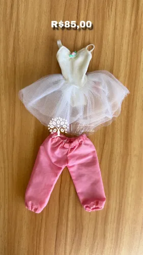 Roupa De Boneca Barbie Bailarina Ballet Star Mattel 2000