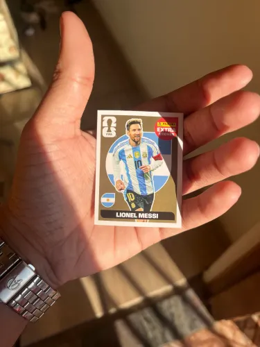 Figurinha Extra Original Panini Copa Mundo Fifa 2026 Legend Messi Ouro/Dourado