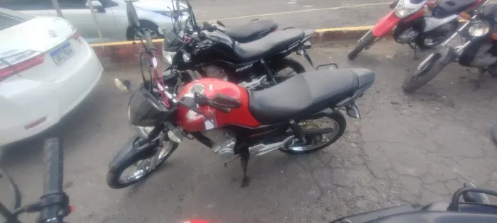 HONDA CG START 160 VERMELHA 2024 SHALON  VEICULOS CARIACICA