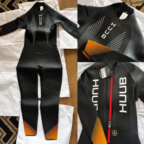 Traje natação triatlon borracha neoprene masculino tamanho ML