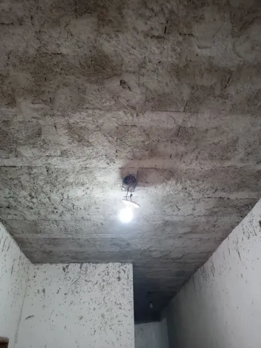Chapiso e reboco de lage sala