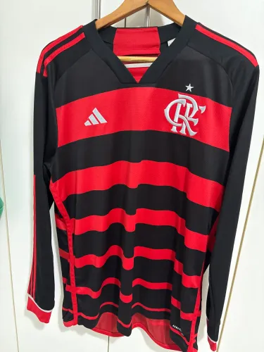 Camisa oficial do Flamengo manga longa