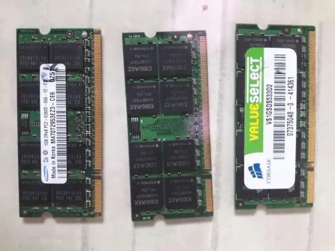 memoria kit2 para notebook ddr2