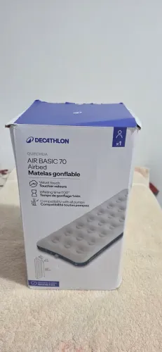 Colchao inflável quechua AIRBASIC 70- solteiro