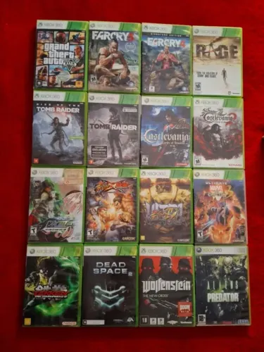 LOTE DE JOGOS XBOX 360