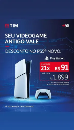 PS5 825gb na oferta dos namorados!