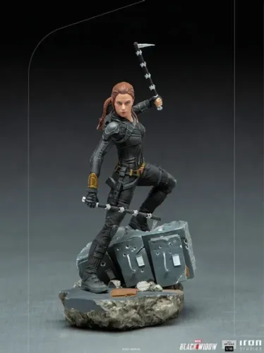 Estátua Miniatura Black Widow Viuva Negra 1/10 (IRON STUDIOS)