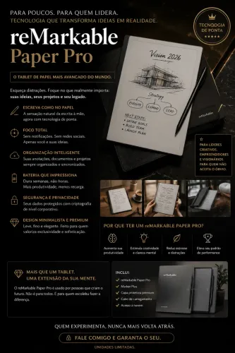 Caderno Digital ReMarkable Colorido Top