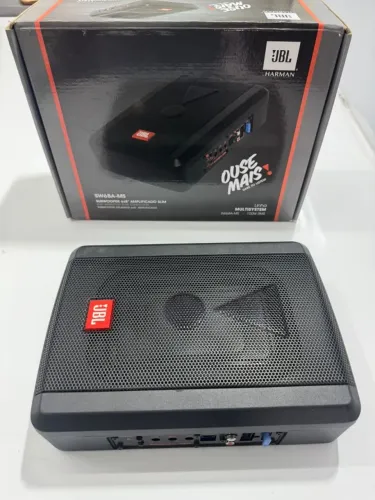 Caixa Amplificada Jbl Sub Slim Colocar Embaixo Banco Sw68ams (Usado)