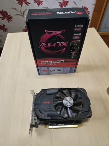Placa de Vídeo Afox RX 550 4GB DDR5