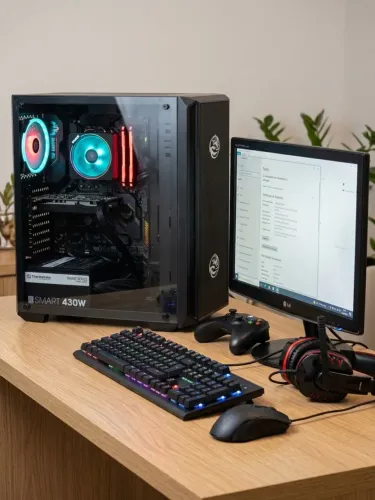 PC Gamer Completo Intel i5 | 16GB RAM | RX 550 | Water Cooler | Monitor 19?